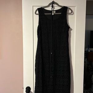 Black maxi dress